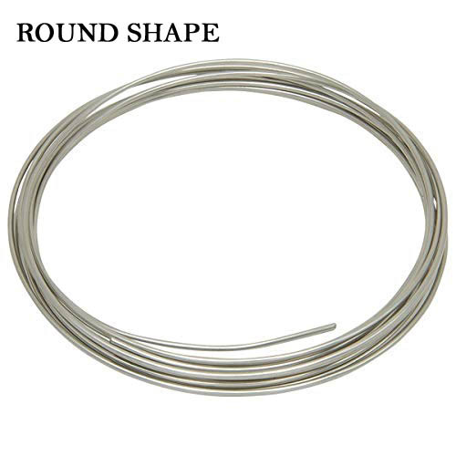 Nickel Chromium Steel Heat Resistance Nichrome Wire (Silver, 1 Meter 0.56 mm of 24 Gauge) Add link It Solution